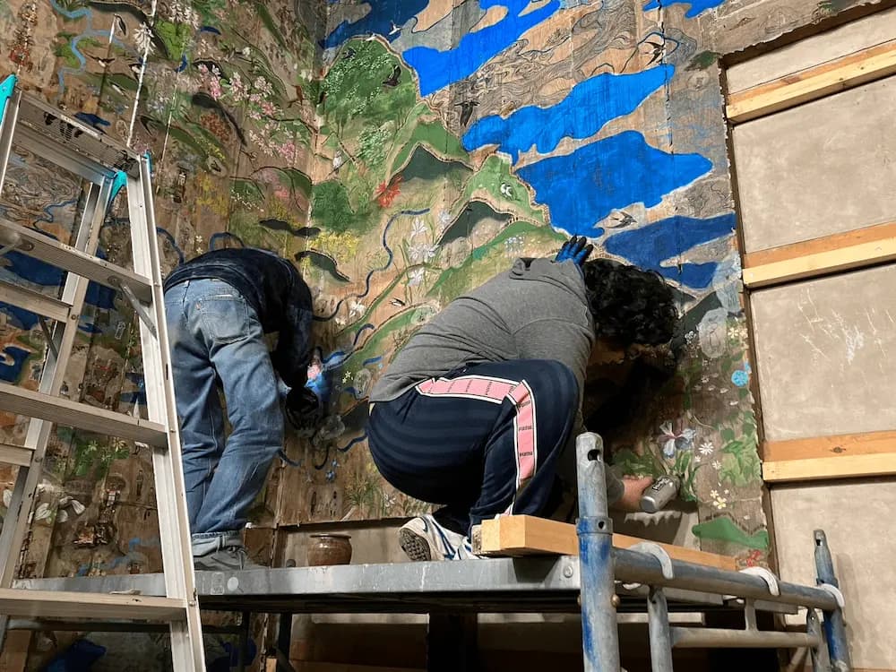 奥能登曼荼羅 制作の様子